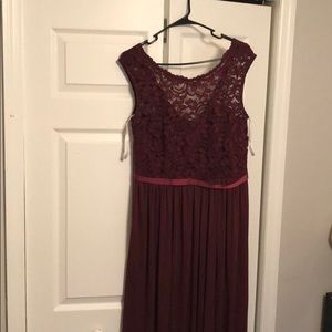 David’s Bridal Bridesmaid Dress